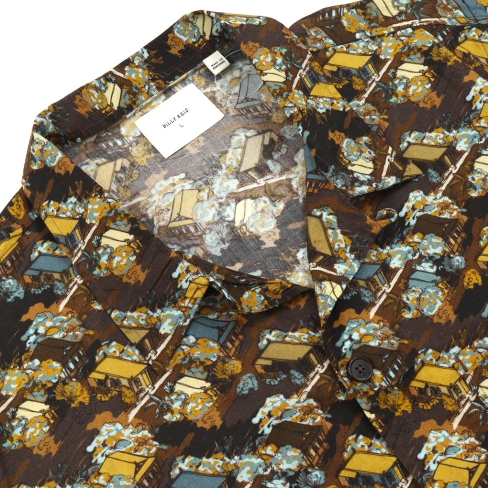 Billy Reid Short Sleeve Camp Shirt - Picture 3 of 3